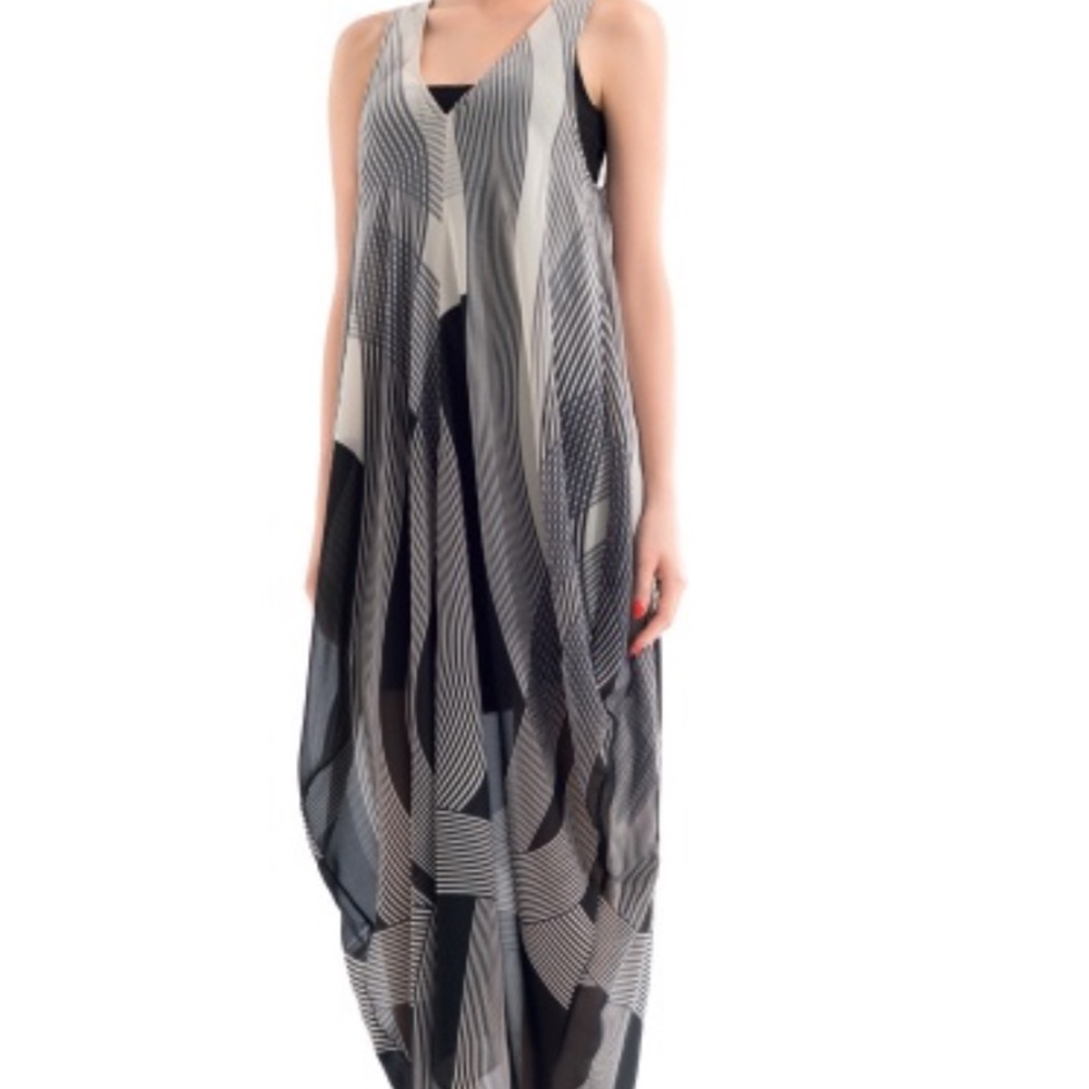 Ronen Chen Daria salt and pepper dress